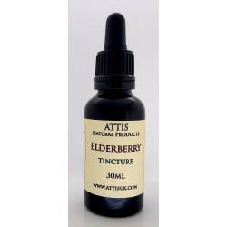 ATTIS Elderberry fresh berries tincture | 30ml | with pippette | in 37.5% alcohol