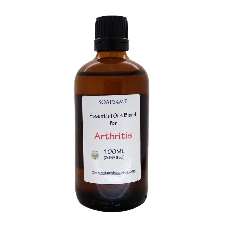 SOAPS4ME Essential Oils Blend for Arthritis relief | Body Oil | Massage Oil | 100ml