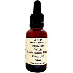 ATTIS Wild Hawthorn organic berries tincture | 30ml | with pipette | in 37.5% alcohol