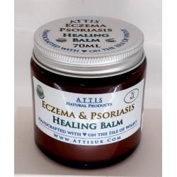 Eczema and Psoriasis Healing Balm | 70ml | ATTIS | with Shea Butter, Cocoa Butter, Frankincense, Arrowroot...