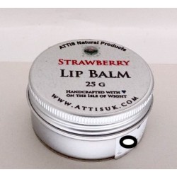 Strawberry Lip Balm | 25g | ATTIS | with Shea butter, Cocoa butter, Sweet almond