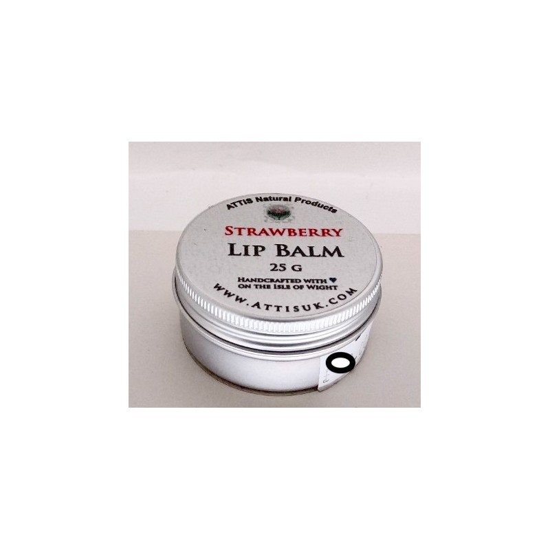 Strawberry Lip Balm | 25g | ATTIS | with Shea butter, Cocoa butter, Sweet almond