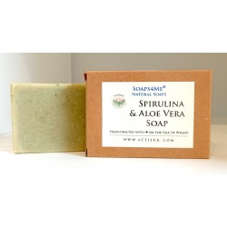 SOAPS4ME Spirulina & Aloe Vera Natural Handmade Soap | 100g