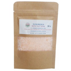 ATTIS Luxurious Bath Salt Soak with Neroli Essential Oil, Dead Sea Salt, Magnesium Flakes, Epsom Salt, Himalayan Pink Salt