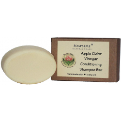 SOAPS4ME Handmade Apple Cider Vinegar Conditioning Shampoo Bar | with Kaolin Clay | Almond Oil | Shea Butter