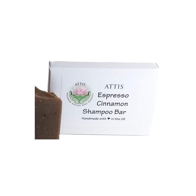 SOAPS4ME Handmade Espresso | Cinnamon Shampoo Bar | with Coffee powder and Clove Essential Oil