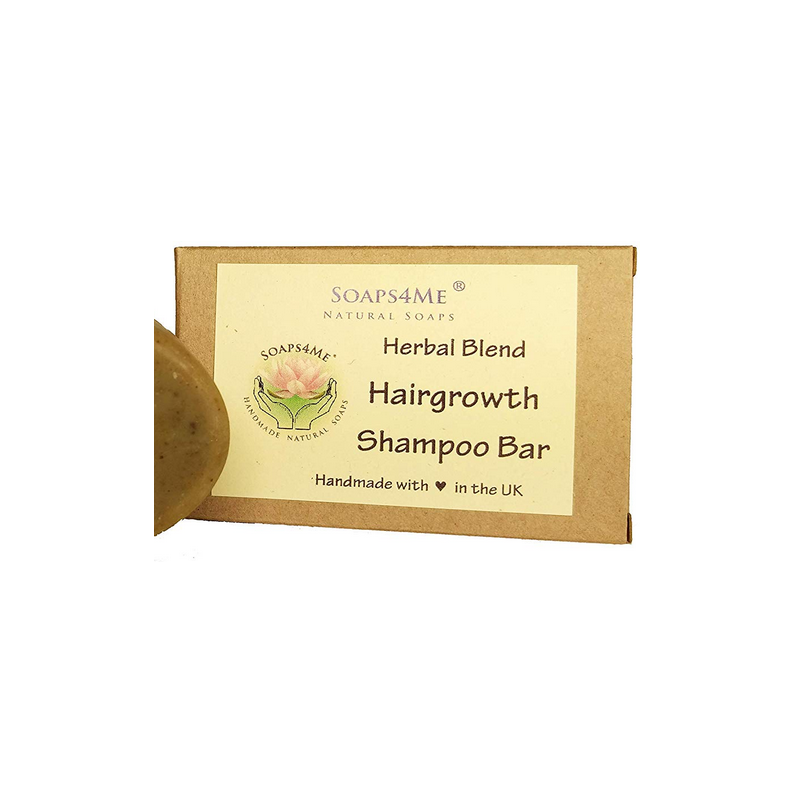 SOAPS4ME Handmade Hairgrowth Herbal Blend Shampoo Bar | with Amla | Bhringraj | Cassia | Shikakai | Reetha | Brahmi