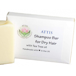 SOAPS4ME Shampoo Bar for Dry Hair | Natural | Handmade | with Almond Oil and Tea Tree Essential Oil