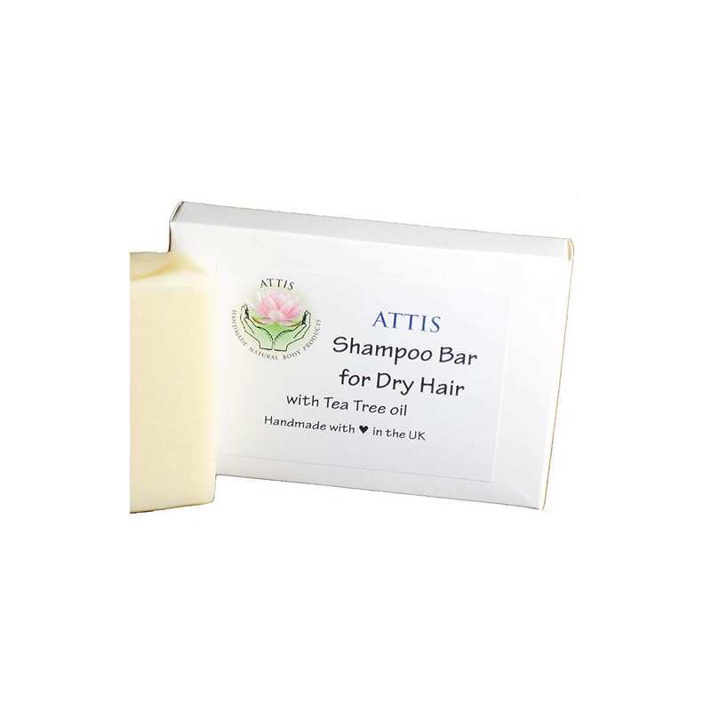 SOAPS4ME Shampoo Bar for Dry Hair | Natural | Handmade | with Almond Oil and Tea Tree Essential Oil