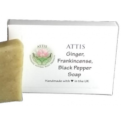 SOAPS4ME Ginger, Frankincense & Black Pepper Soap | Handmade | 100% Natural