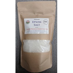 SOAPS4ME Epsom Salt with Sweet Orange Essential Oil 500 GRAM
